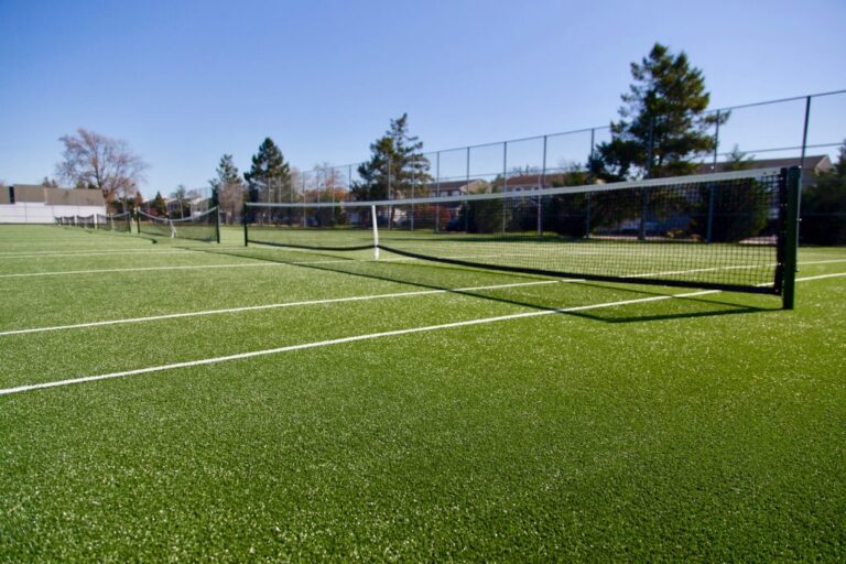 9 reasons artificial grass is better than real grass for tennis court